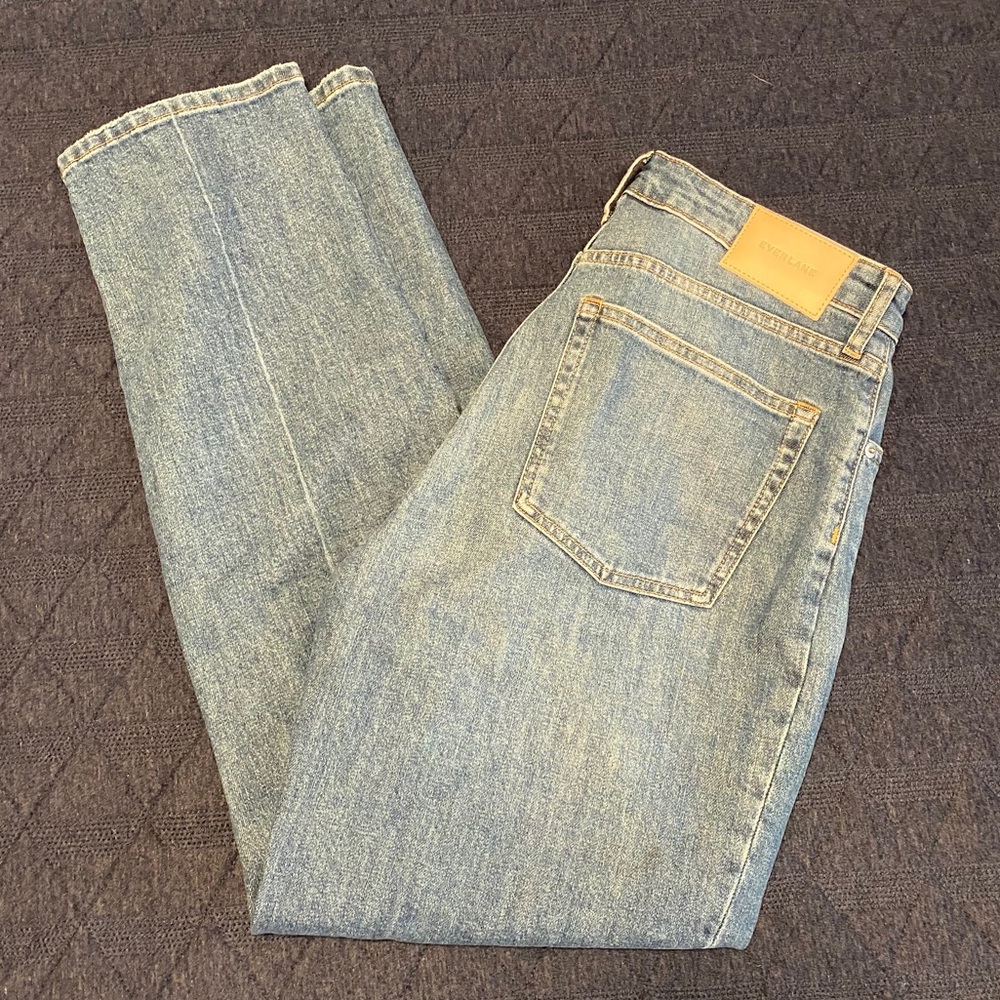 Everlane high rise straight leg jeans NWOT